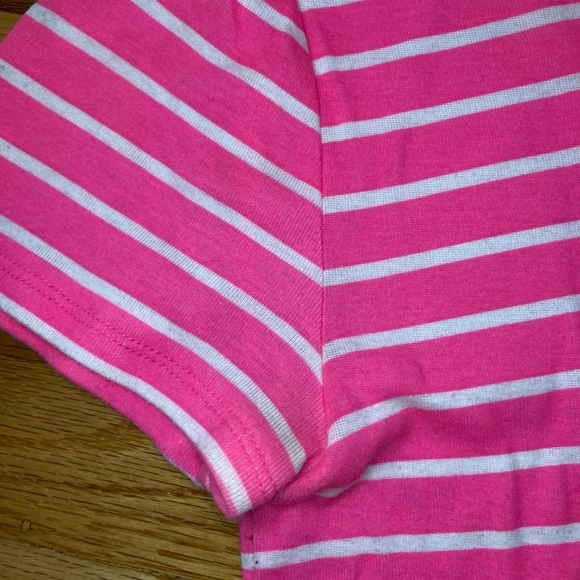 Vibrant Pink & White Stripe Tee - Picture 2 of 4